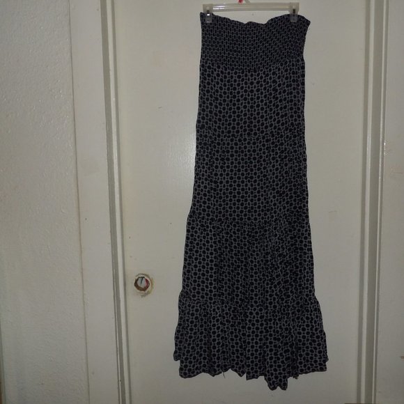 Chico's Strapless Sun Dress / Maxi Skirt Chico's Sz 1 / S - Picture 1 of 5